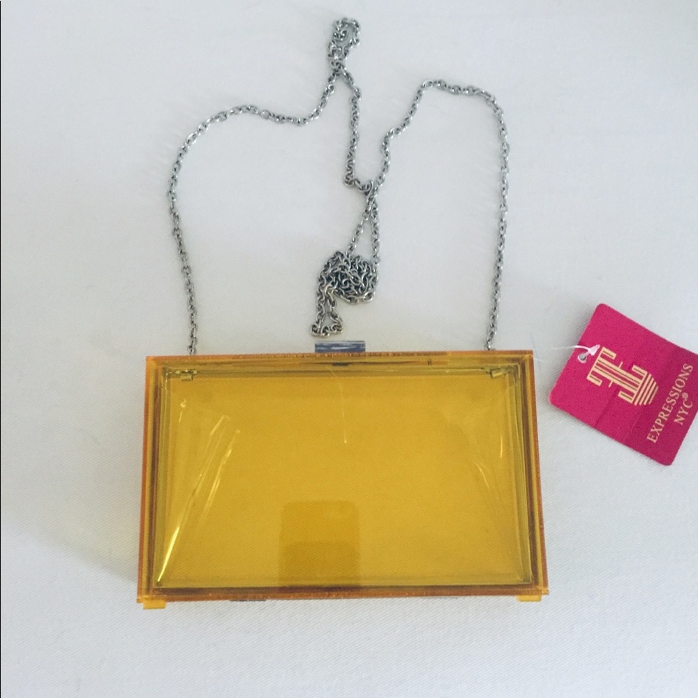 Lucite clutch